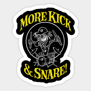 Rockin' Monster "More Kick & Snare" Sticker
